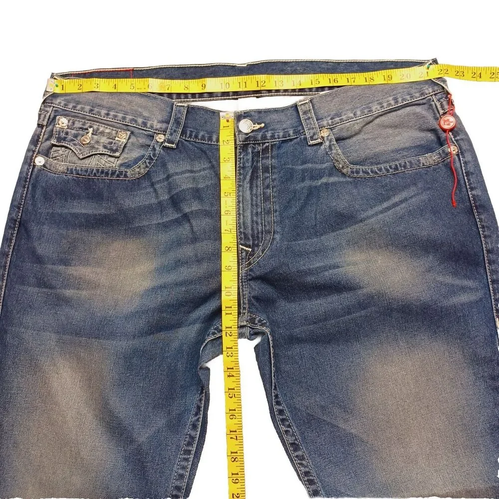 True Religion Basic Straight With Flap Pockets Natural Men's Size 42x34